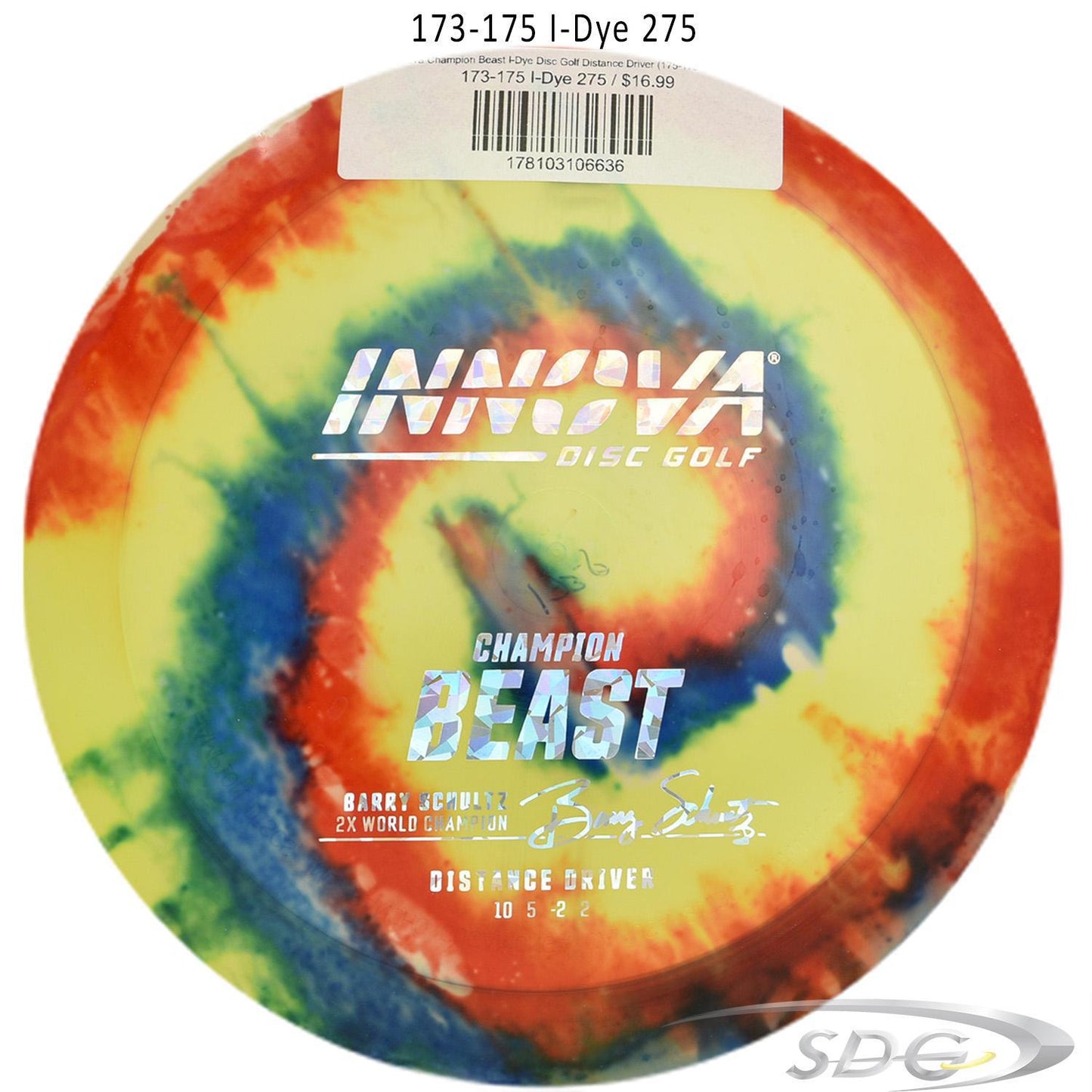 innova-champion-beast-i-dye-disc-golf-distance-driver 173-175 I-Dye 275