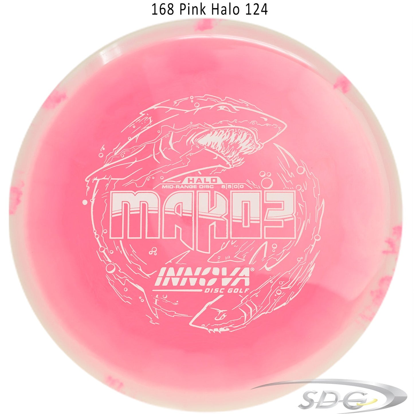 innova-halo-star-mako3-disc-golf-mid-range 168 Pink Halo 124 