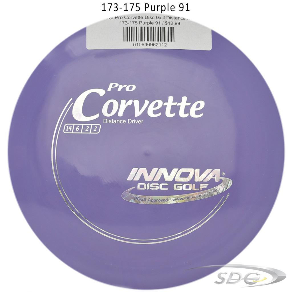 innova-pro-corvette-disc-golf-distance-driver 173-175 Purple 91 