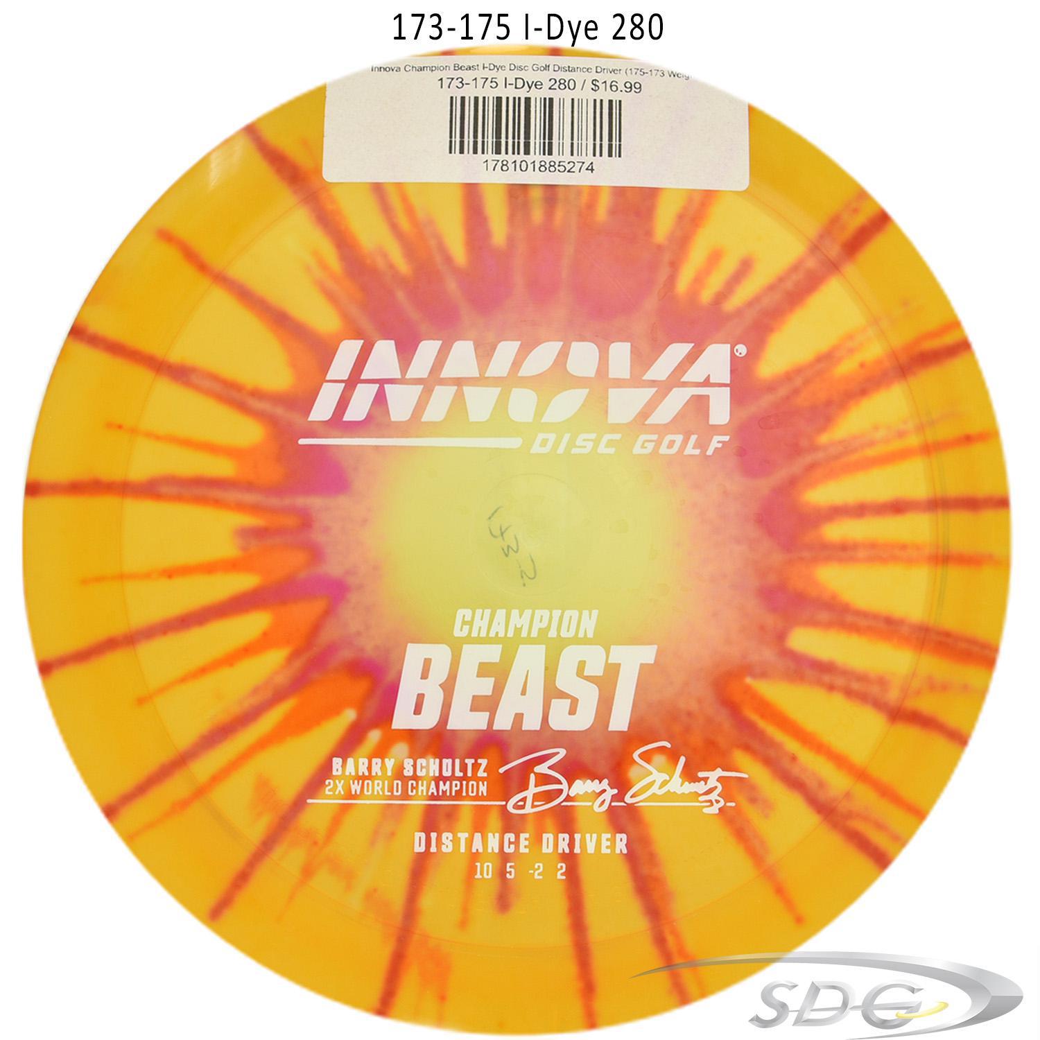 innova-champion-beast-i-dye-disc-golf-distance-driver 173-175 I-Dye 280