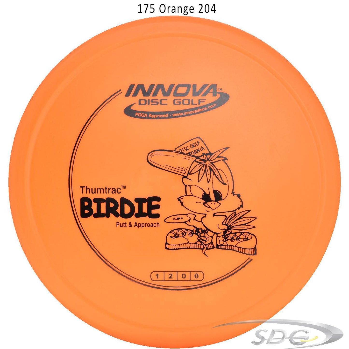 innova-dx-birdie-disc-golf-putter 175 Orange 204 