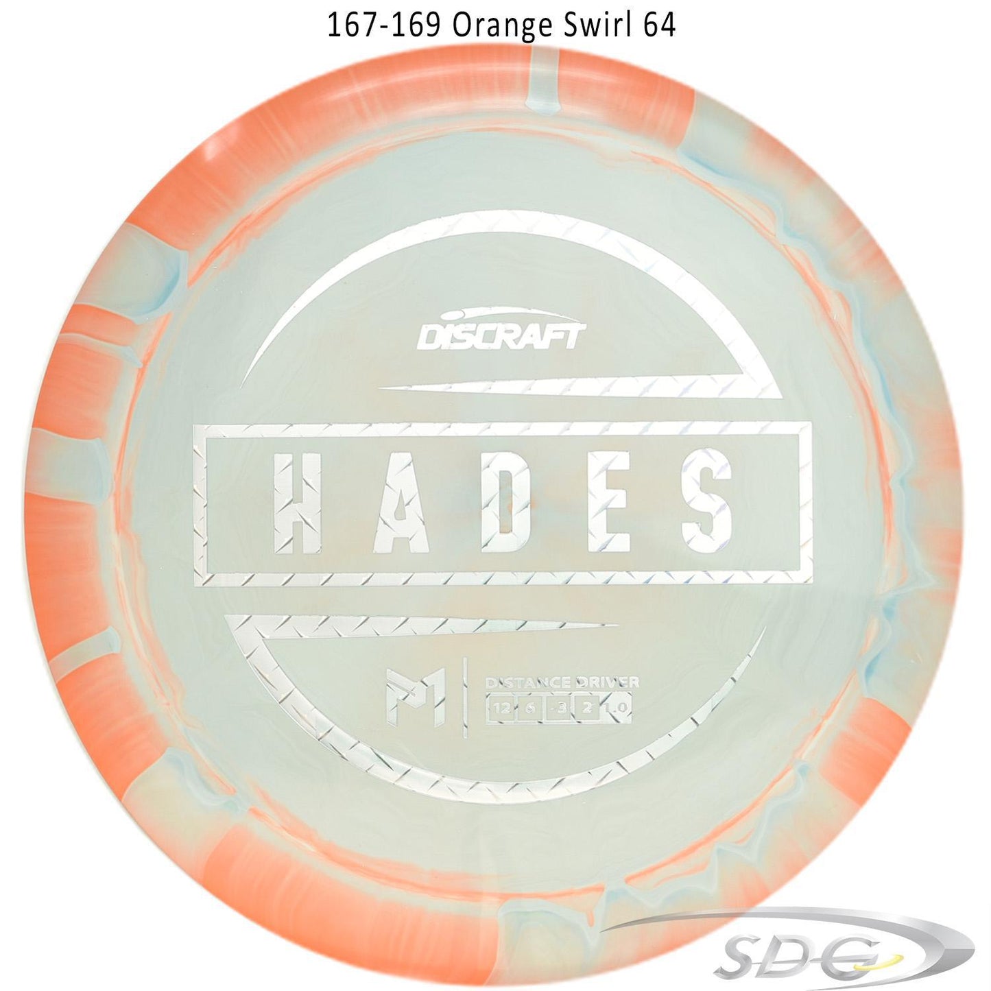discraft-esp-hades-paul-mcbeth-signature-series-disc-golf-distance-driver 167-169 Orange Swirl 64