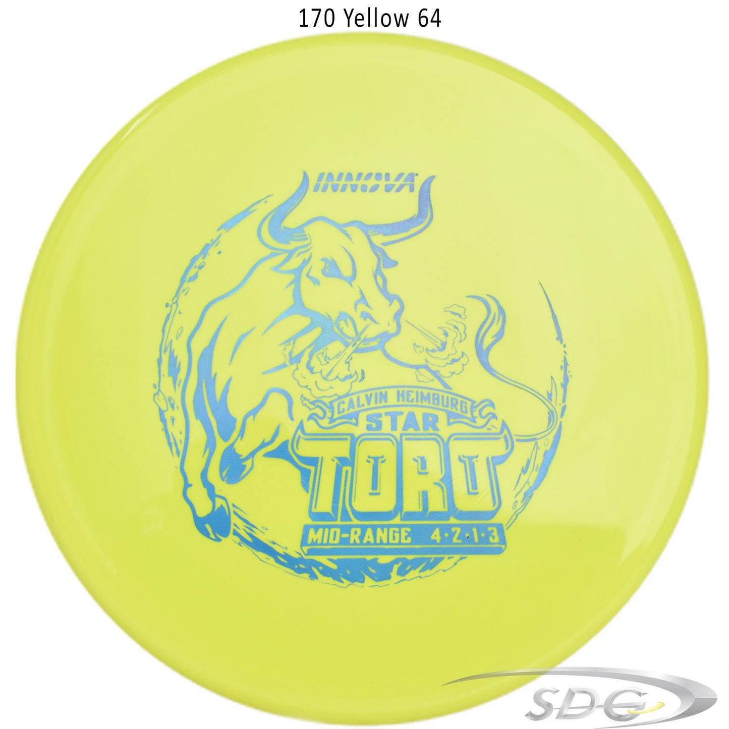 innova-star-toro-calvin-heimburg-signature-disc-golf-mid-range 170 Yellow 64 
