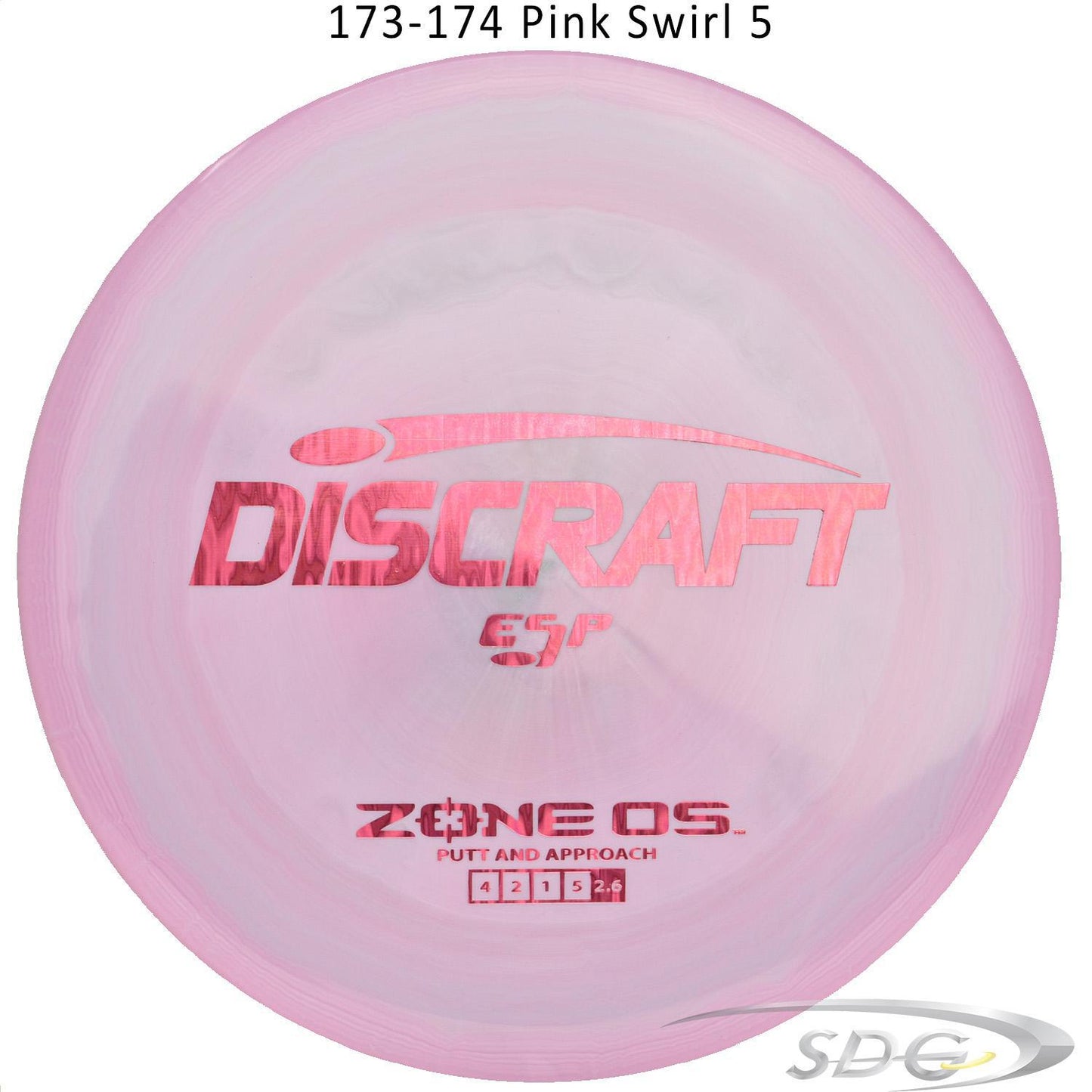 discraft-esp-zone-os-disc-golf-putter 173-174 Pink Swirl 5 