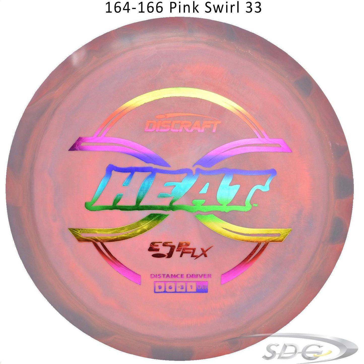 discraft-esp-flx-heat-dis-golf-distance-driver 164-166 Pink Swirl 33 