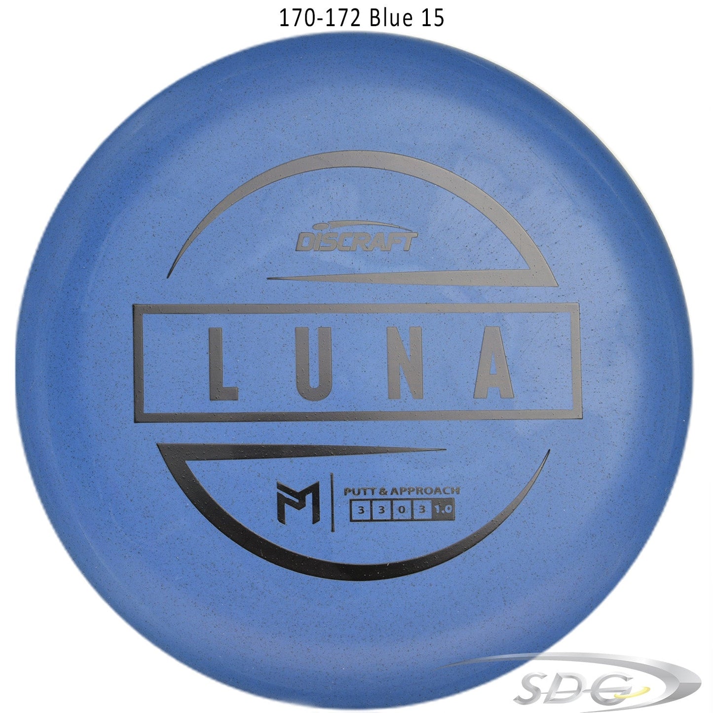 discraft-jawbreaker-rubber-blend-luna-paul-mcbeth-signature-disc-golf-putter 170-172 Blue 15
