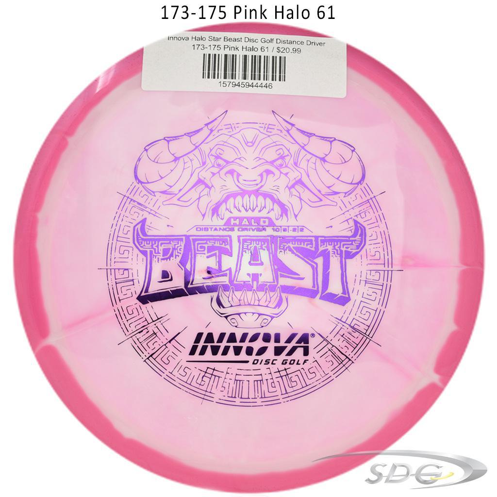 innova-halo-star-beast-disc-golf-distance-driver 173-175 Pink Halo 61 