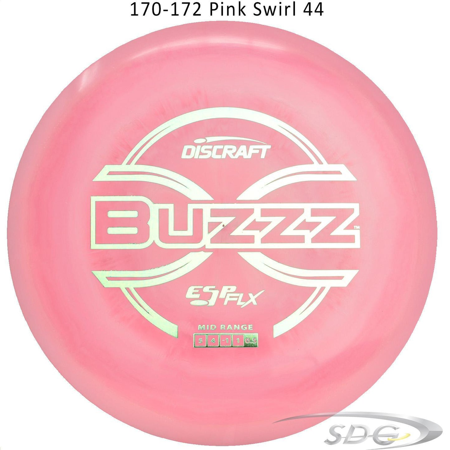 dicraft-esp-flx-buzzz-disc-golf-mid-range 170-172 Pink Swirl 44