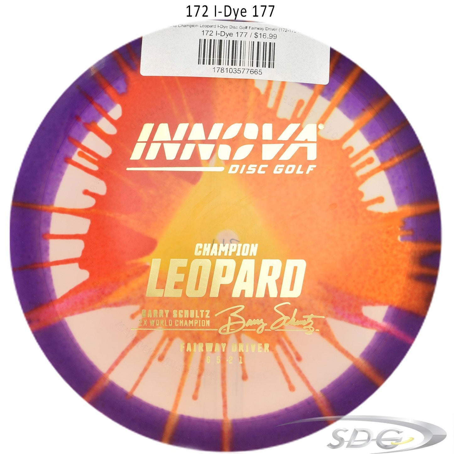 innova-champion-leopard-i-dye-disc-golf-fairway-driver 172 I-Dye 177 
