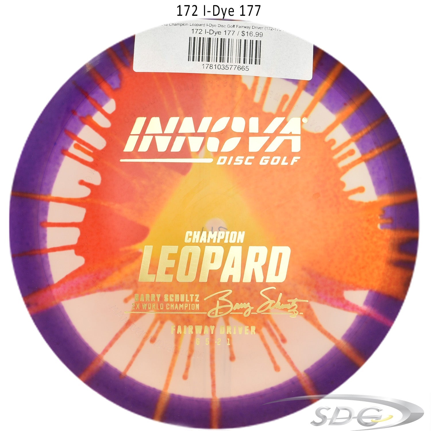 innova-champion-leopard-i-dye-disc-golf-fairway-driver 172 I-Dye 177 