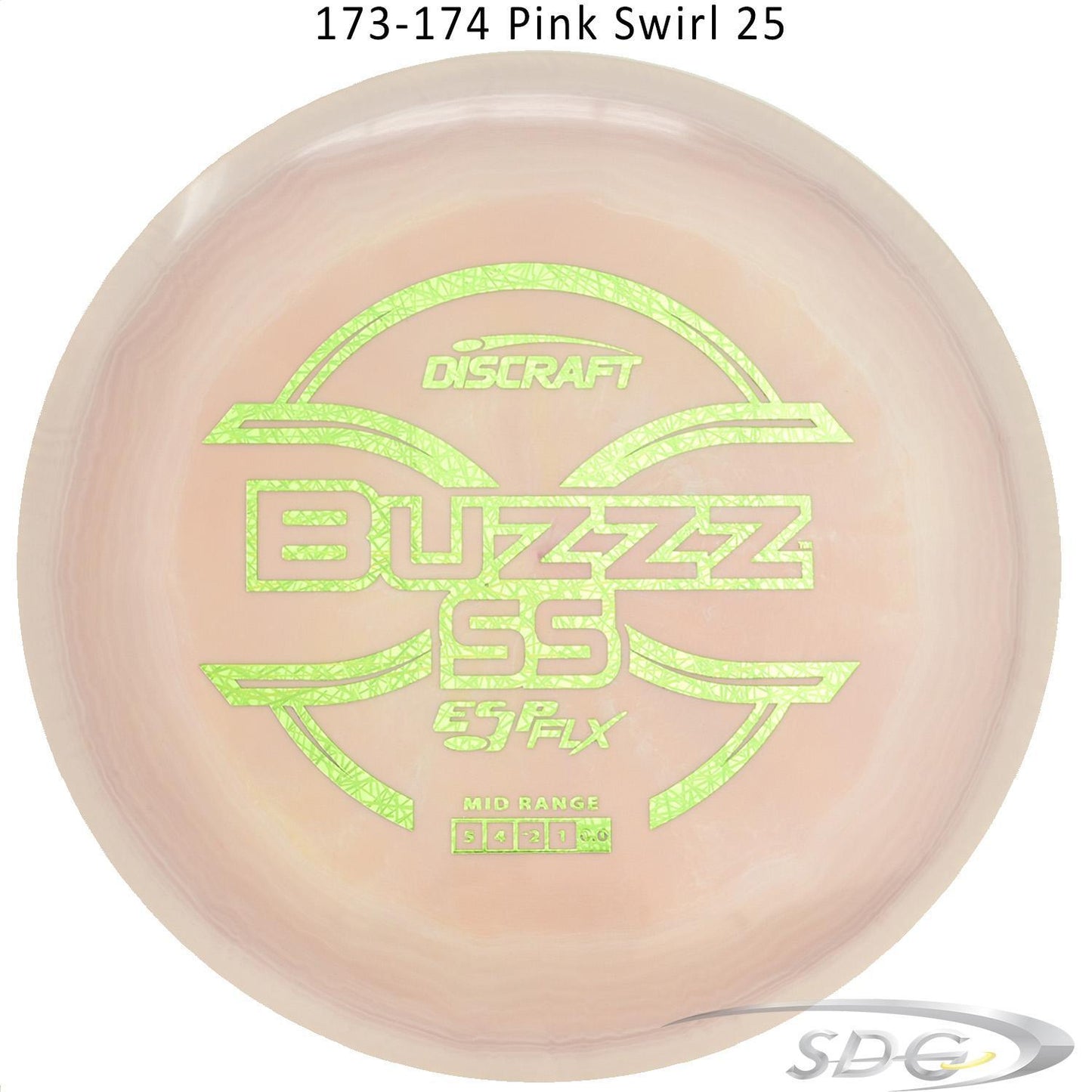 discraft-esp-flx-buzzz-ss-disc-golf-mid-range 173-174 Pink Swirl 25 