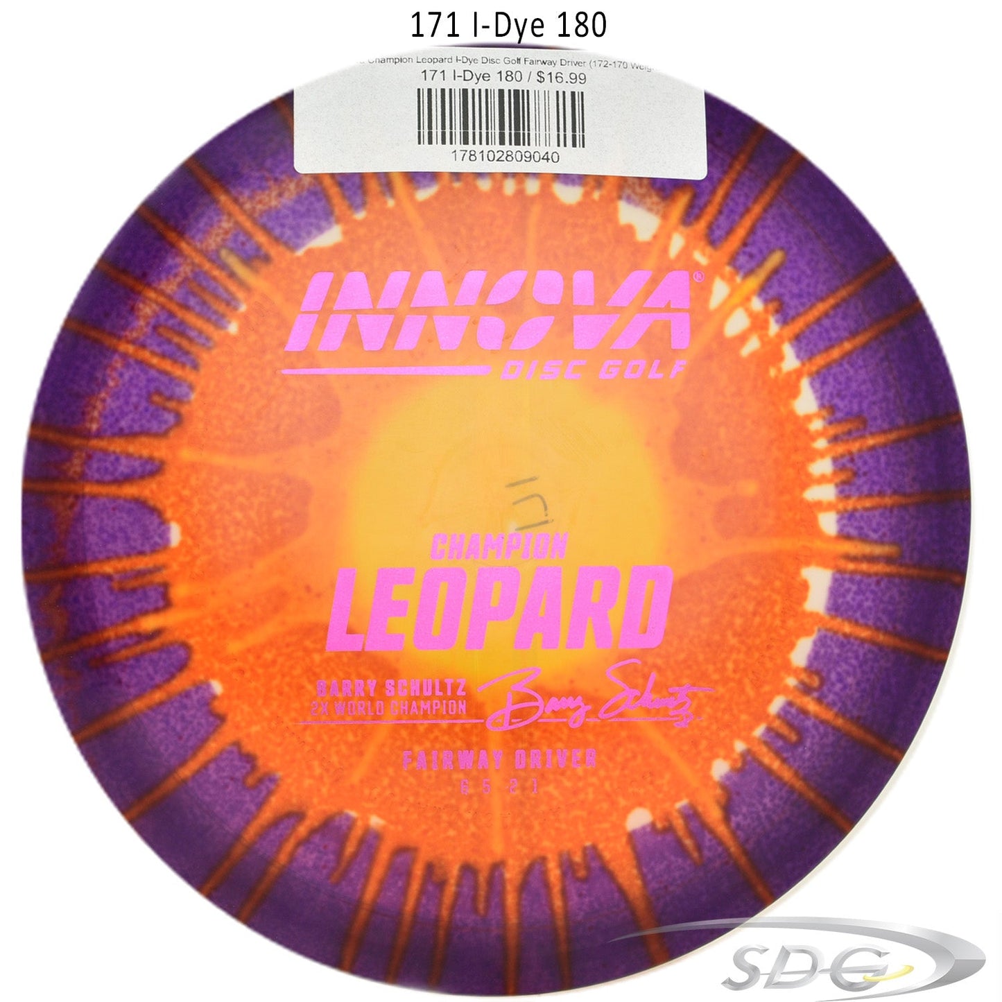 innova-champion-leopard-i-dye-disc-golf-fairway-driver 171 I-Dye 180 