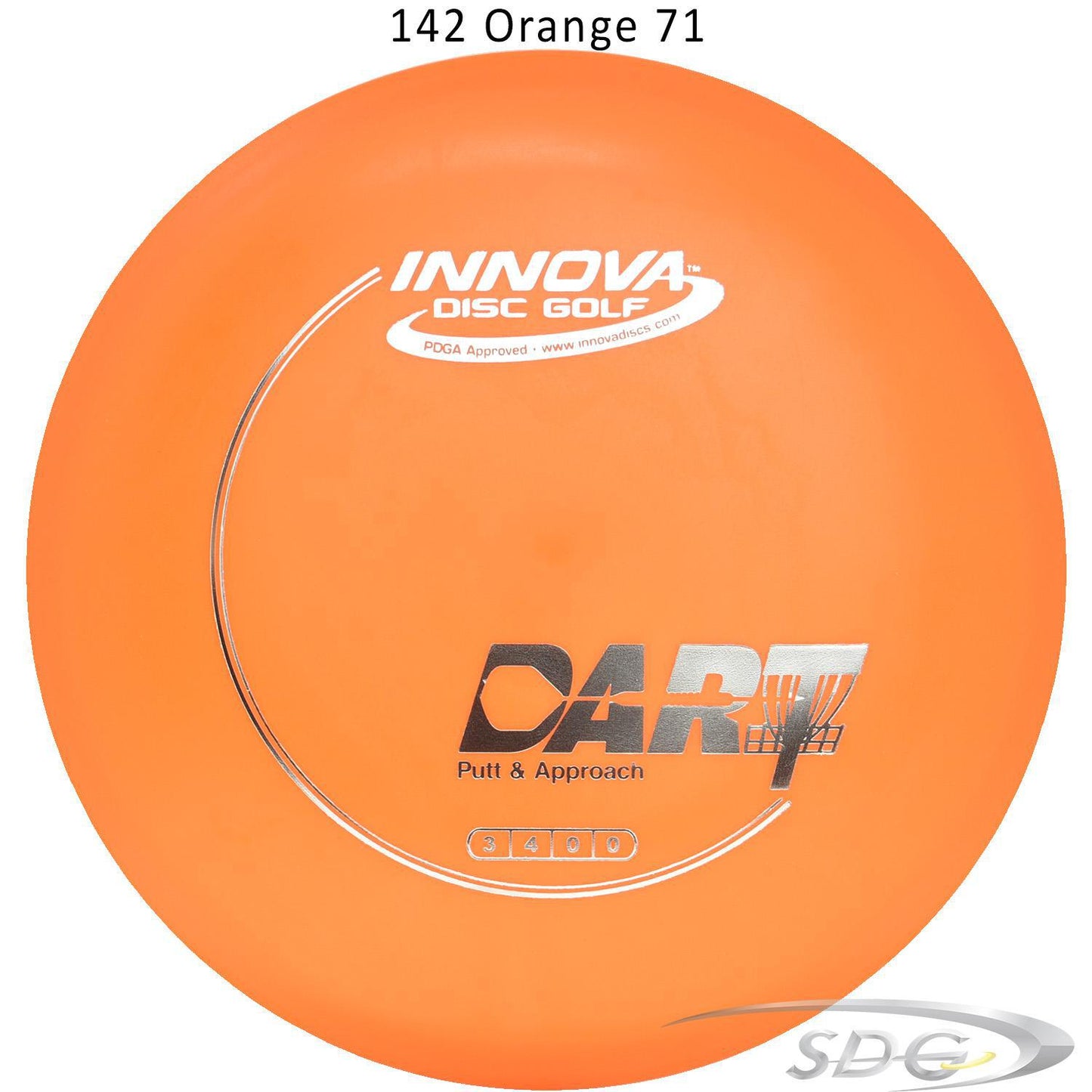 innova-dx-dart-disc-golf-putter 142 Orange 71 