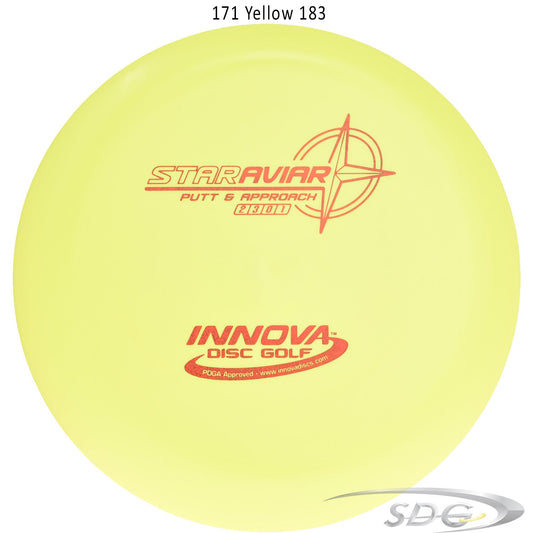 innova-star-aviar-disc-golf-putter 171 Yellow 183 