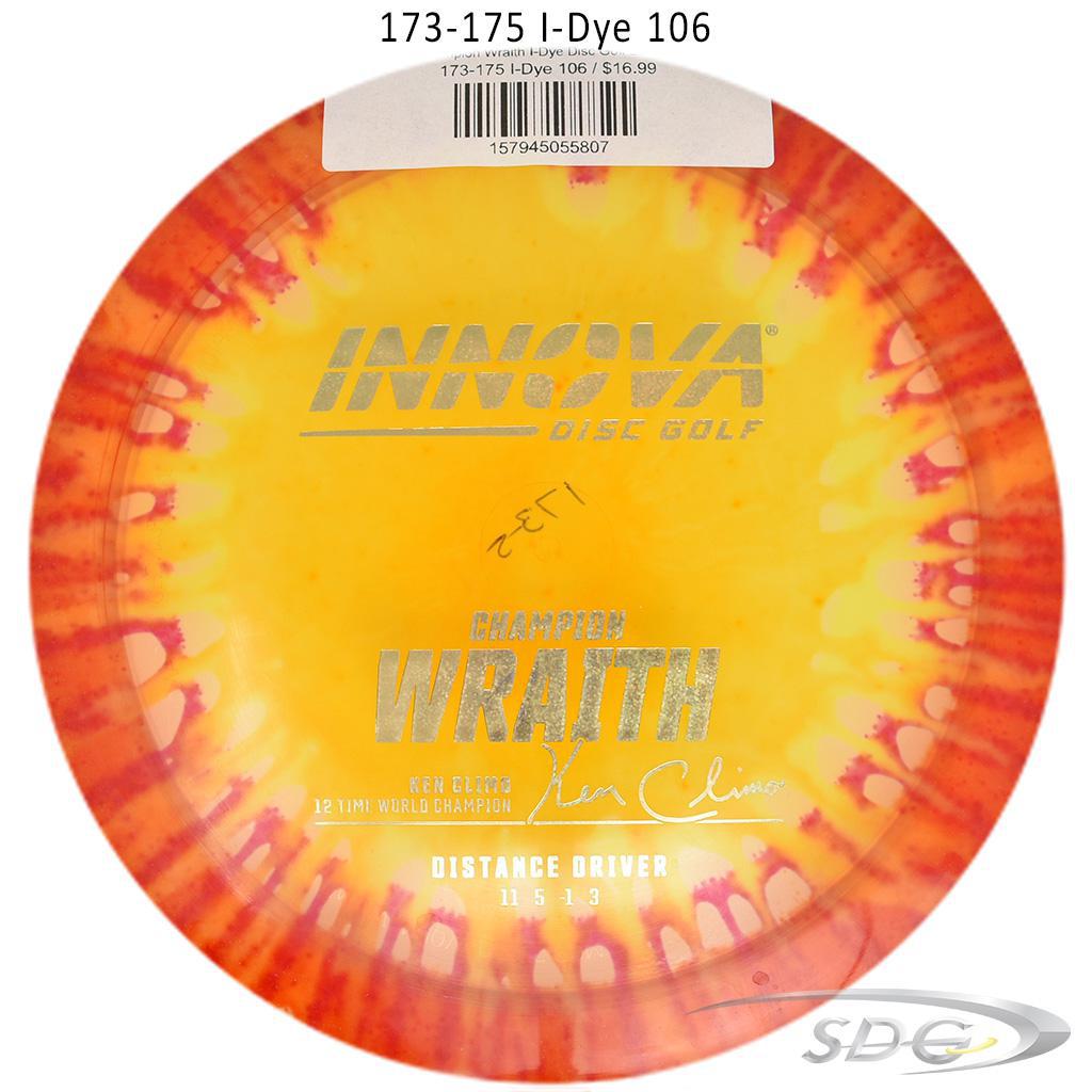 innova-champion-wraith-i-dye-disc-golf-distance-driver 173-175 I-Dye 106 