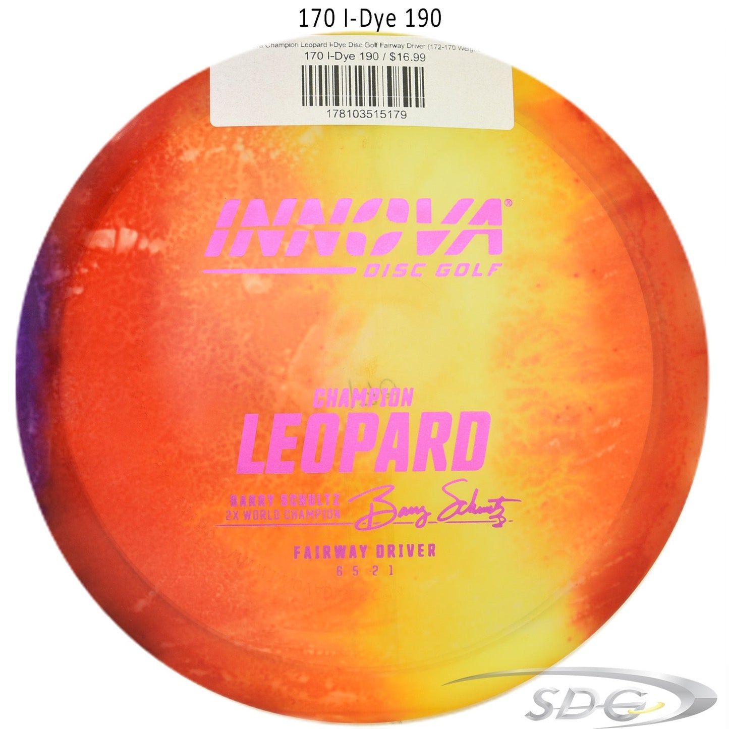 innova-champion-leopard-i-dye-disc-golf-fairway-driver 170 I-Dye 190 