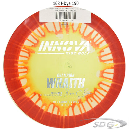 Innova Champion Wraith I-Dye Disc Golf Distance Driver