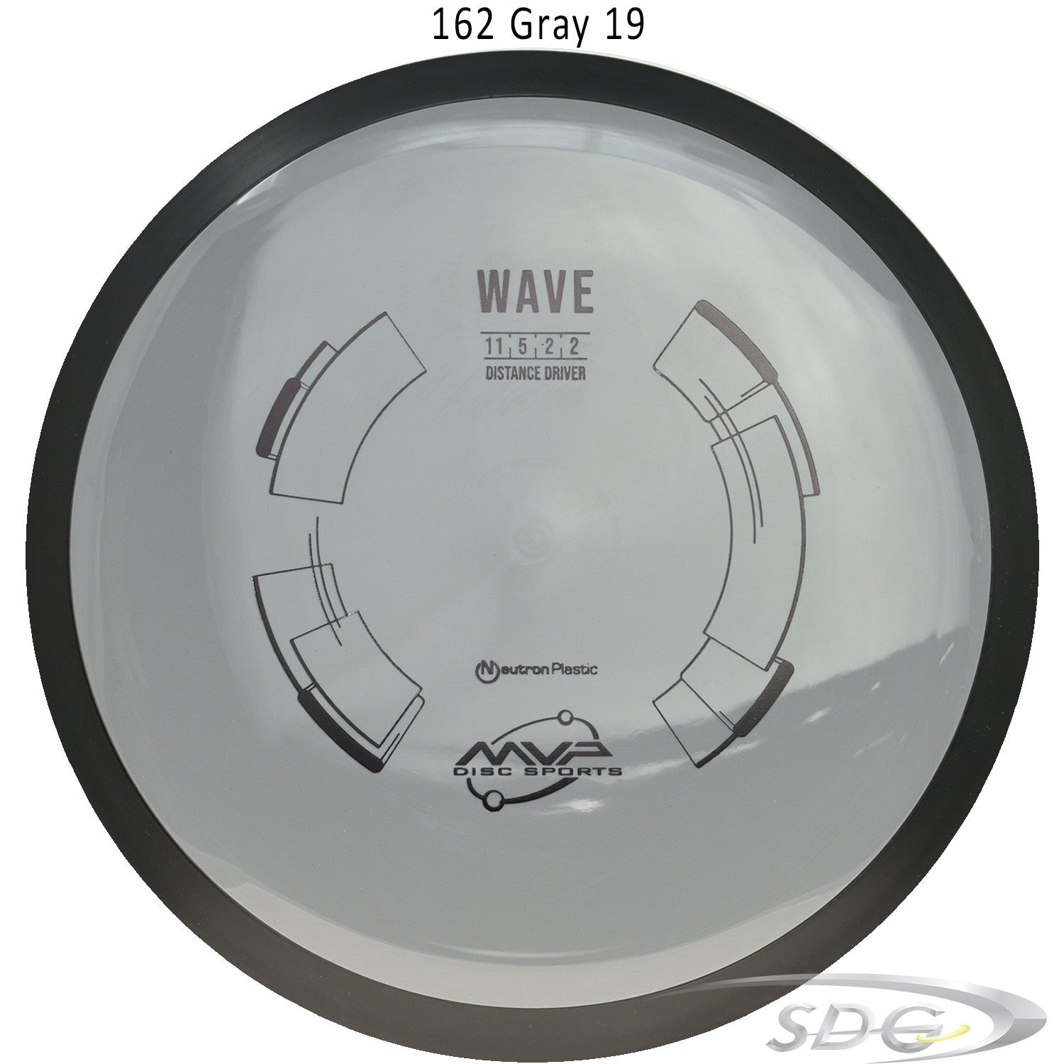 mvp-neutron-wave-disc-golf-distance-driver 162 Gray 19 