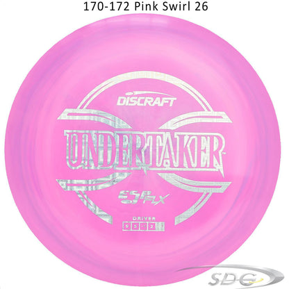 discraft-esp-flx-undertaker-disc-golf-distance-driver 170-172 Pink Swirl 26