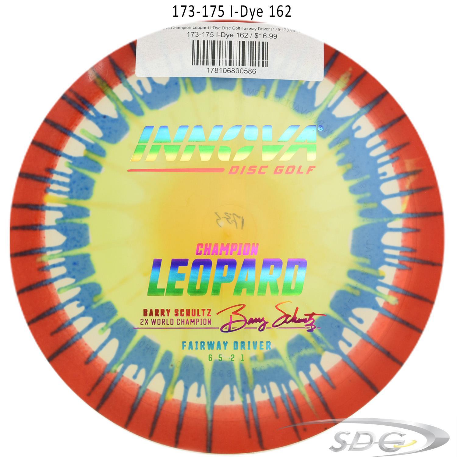 innova-champion-leopard-i-dye-disc-golf-fairway-driver 173-175 I-Dye 162 