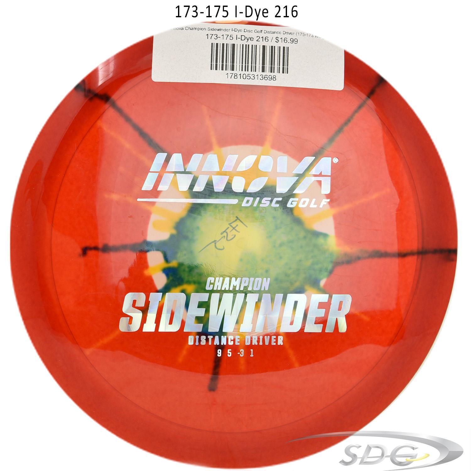 innova-champion-sidewinder-i-dye-disc-golf-distance-driver 173-175 I-Dye 216 