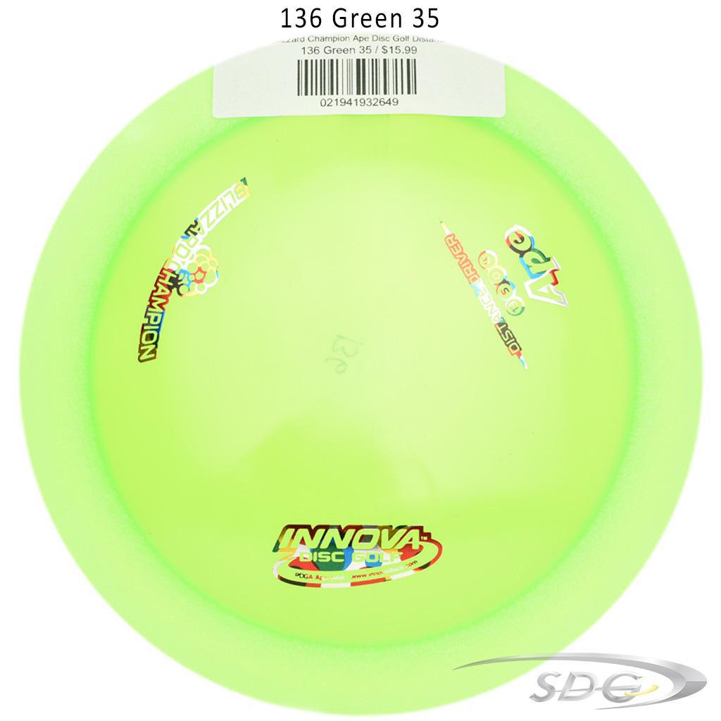 innova-blizzard-champion-ape-disc-golf-distance-driver 136 Green 35