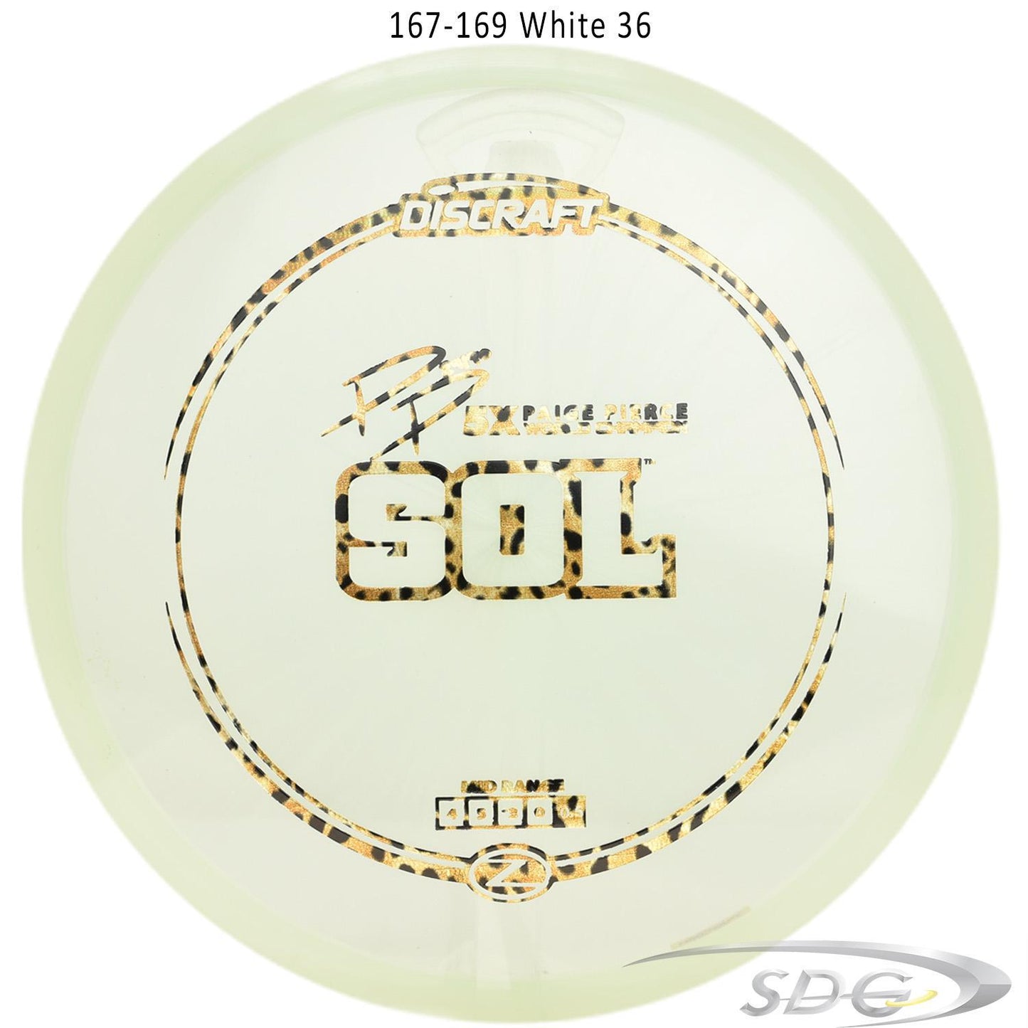 discraft-z-line-sol-paige-pierce-signature-disc-golf-mid-range 167-169 White 36