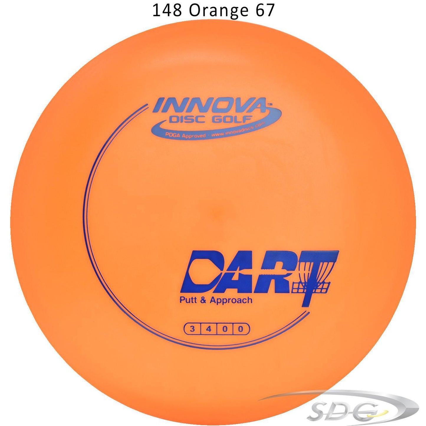 innova-dx-dart-disc-golf-putter 148 Orange 67 