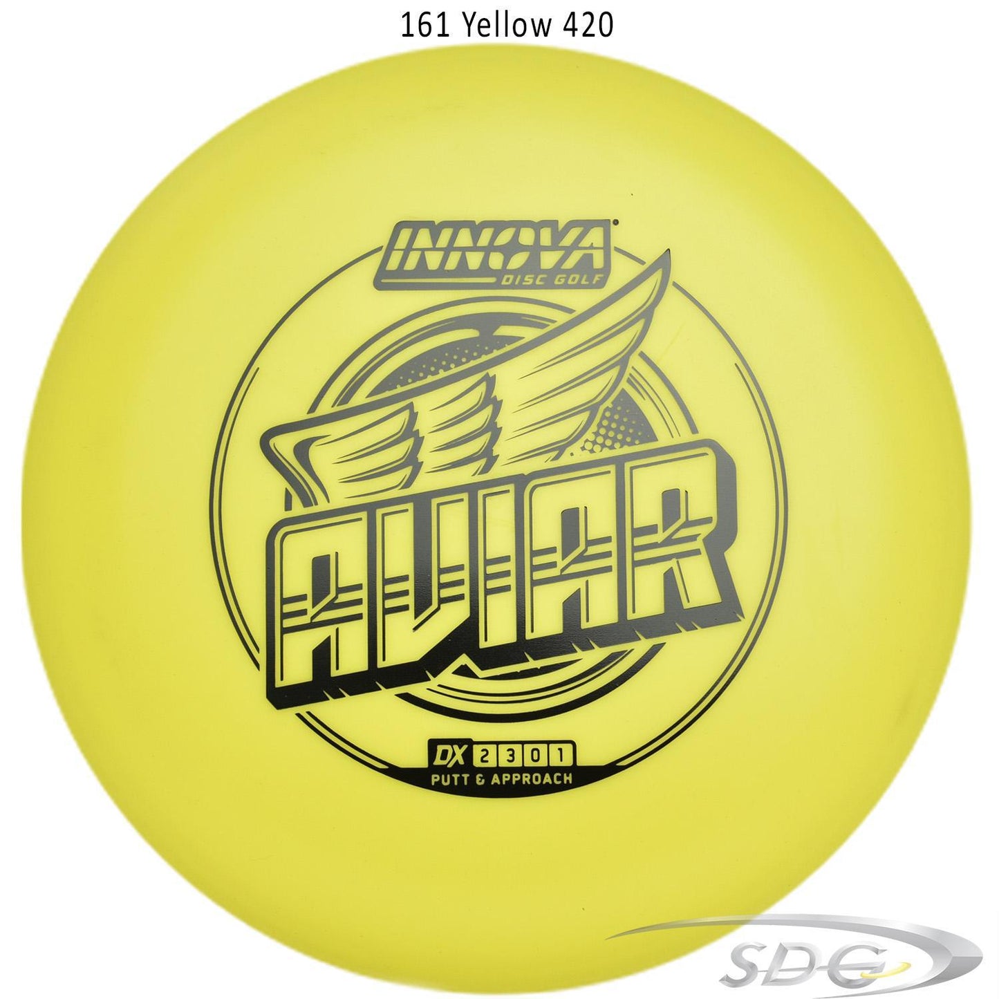 innova-dx-aviar-disc-golf-putter 161 Yellow 420 