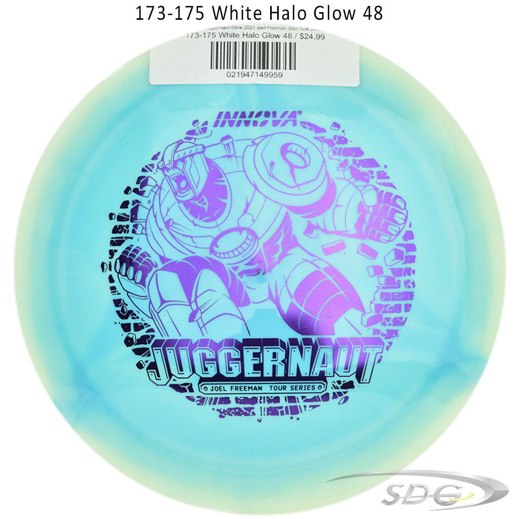 innova-halo-star-juggernaut-glow-2023-joel-freeman-disc-golf-distance-driver 173-175 White Halo Glow 48 