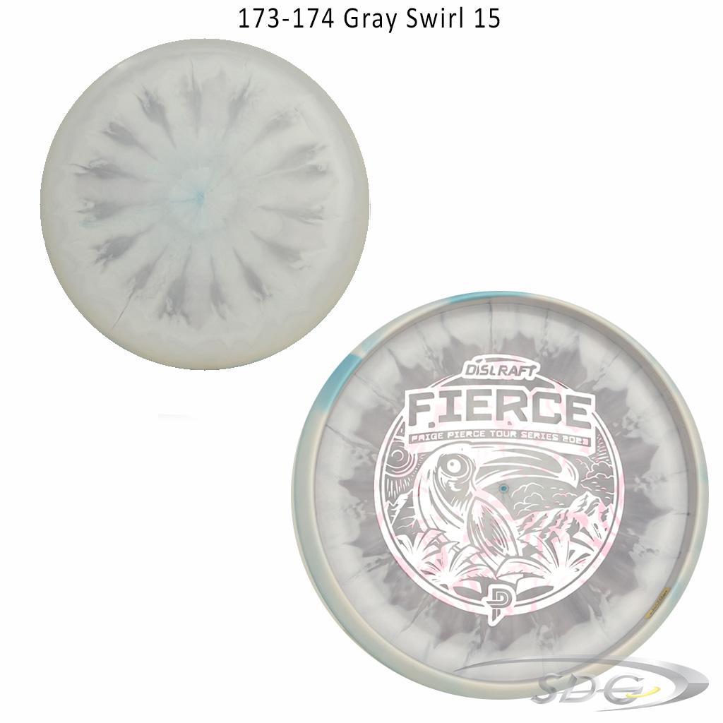 discraft-esp-fierce-bottom-stamp-2023-paige-pierce-tour-series-disc-golf-putter 173-174 Gray Swirl 15