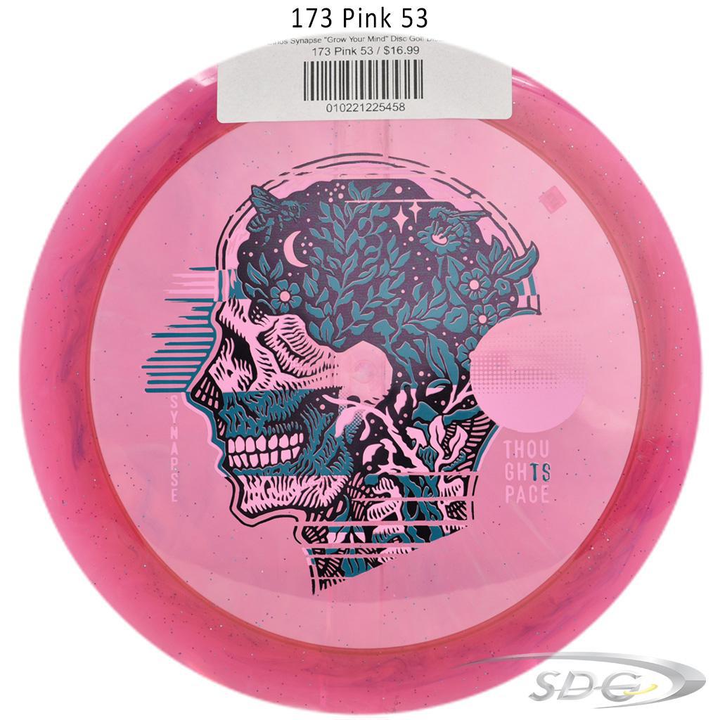 tsa-ethos-synapse-grow-your-mind-disc-golf-distance-driver 173 Pink 53 