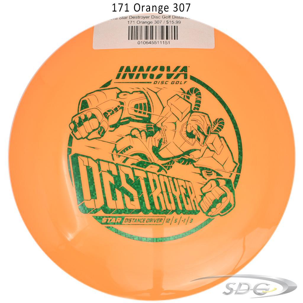 innova-star-destroyer-disc-golf-distance-driver 171 Orange 307 
