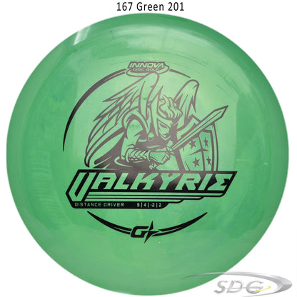 innova-gstar-valkyrie-disc-gold-distance-driver 167 Green 201 