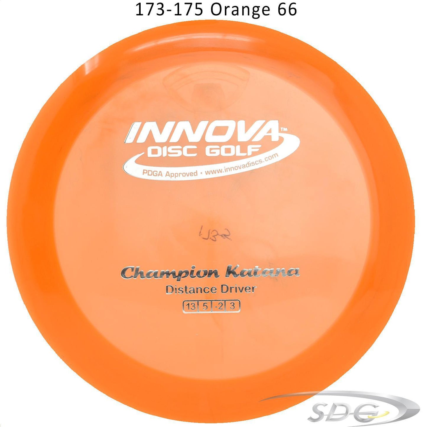 innova-champion-katana-disc-golf-distance-driver 173-175 Orange 66 
