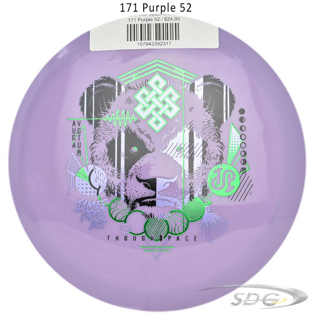 tsa-aura-votum-james-proctor-signature-series-disc-golf-fairway-driver 171 Purple 52 
