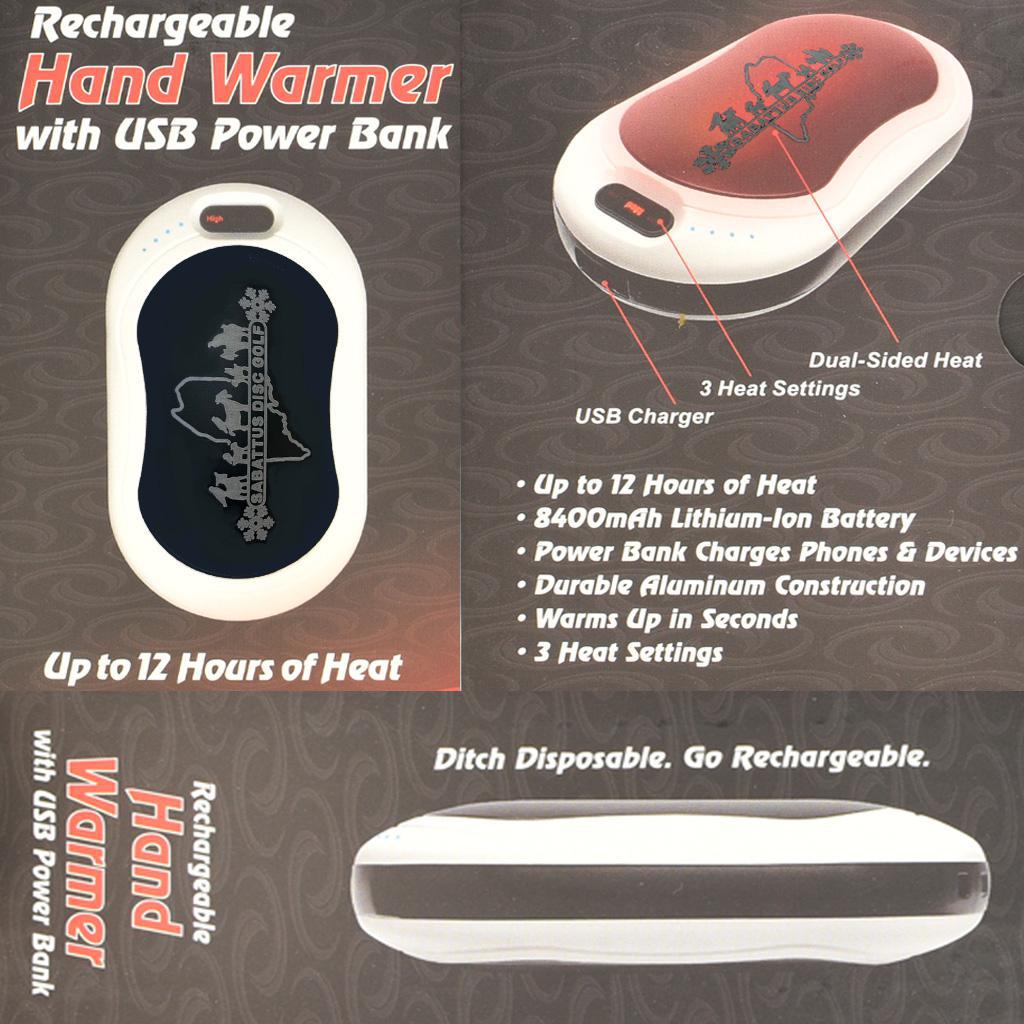 ProActive Sports Rechargeable Hand Warmer w. SDG Goat Logo Disc Golf Accessories