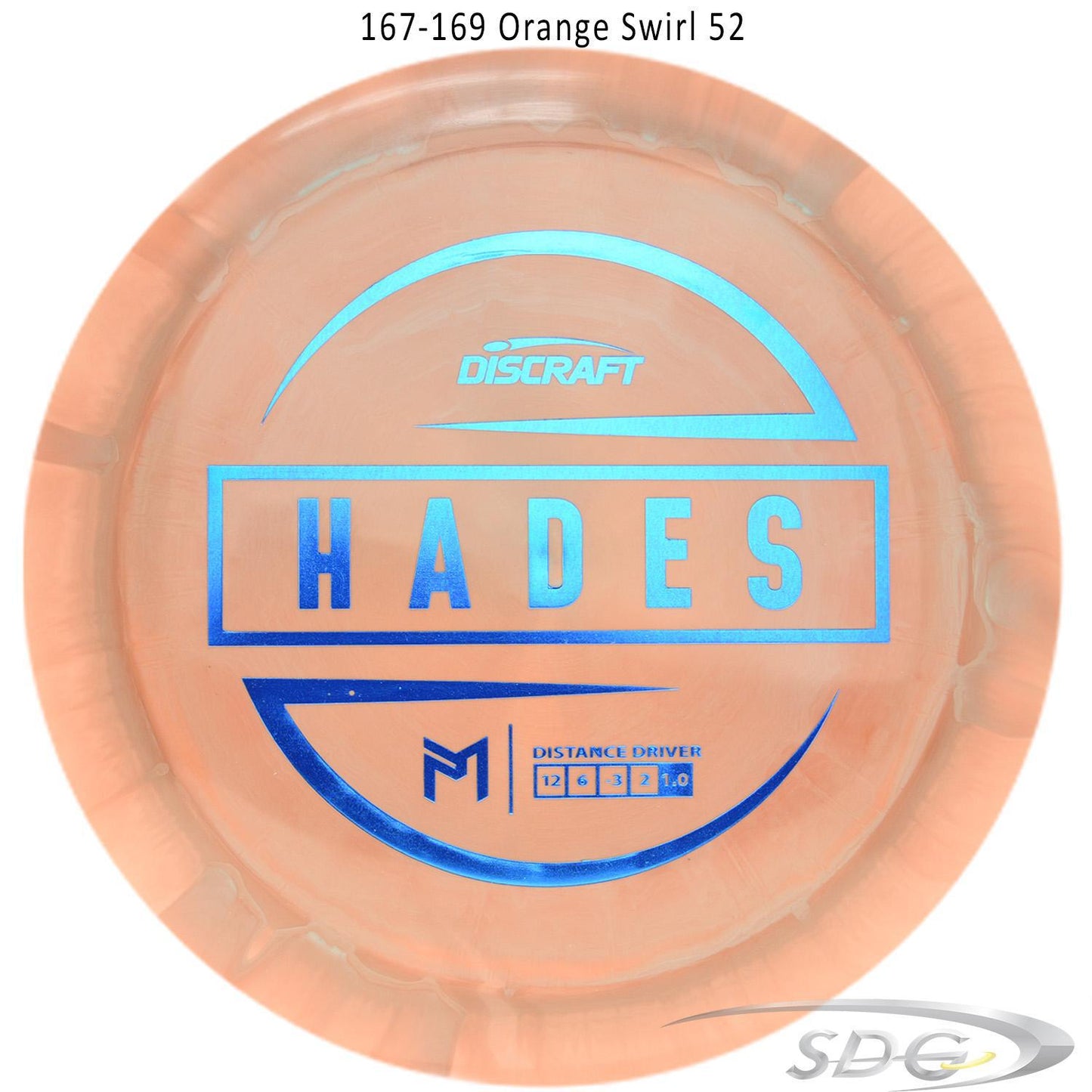 discraft-esp-hades-paul-mcbeth-signature-series-disc-golf-distance-driver 167-169 Orange Swirl 52