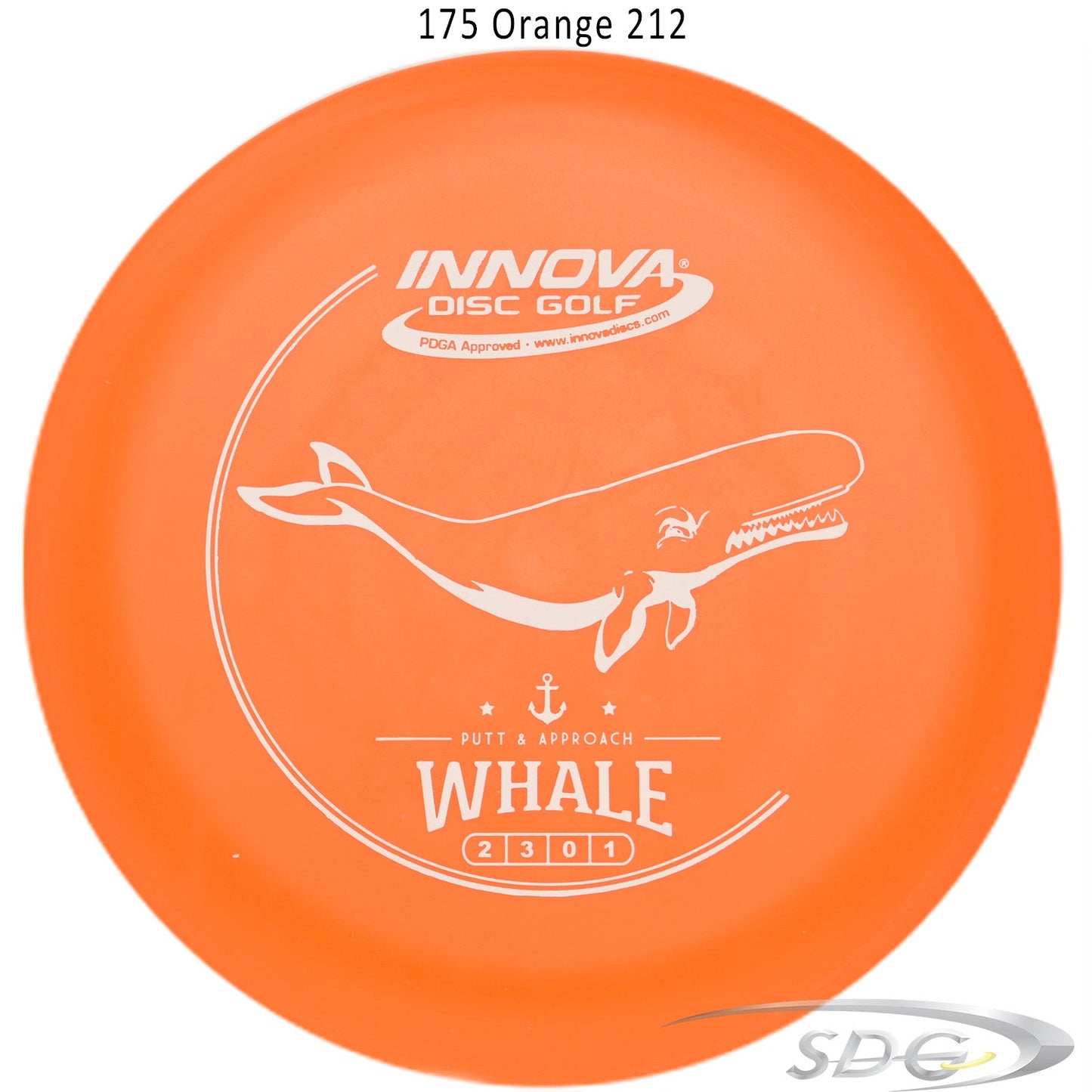 innova-dx-whale-disc-golf-putter 175 Orange 212 