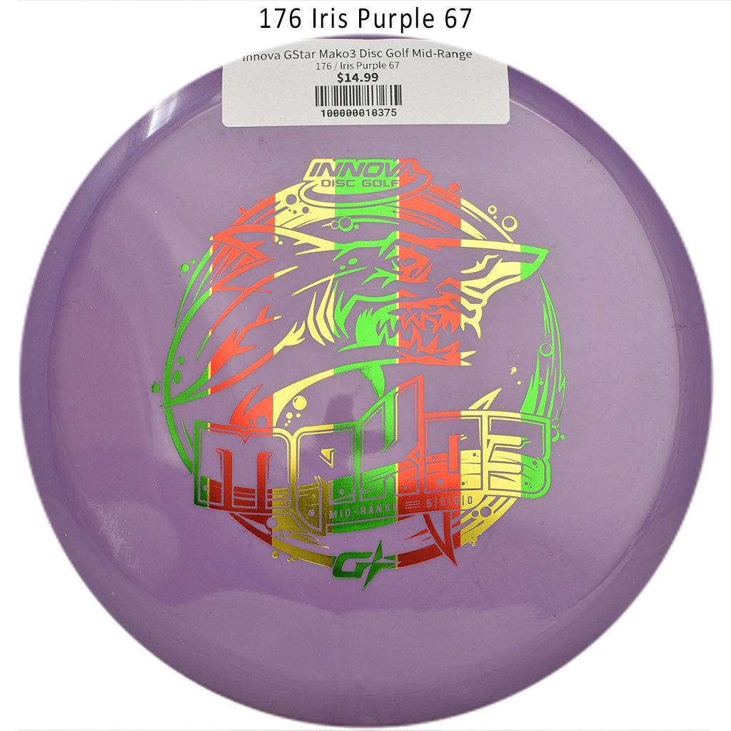 innova-gstar-mako3-disc-golf-mid-range 176 Iris Purple 67 