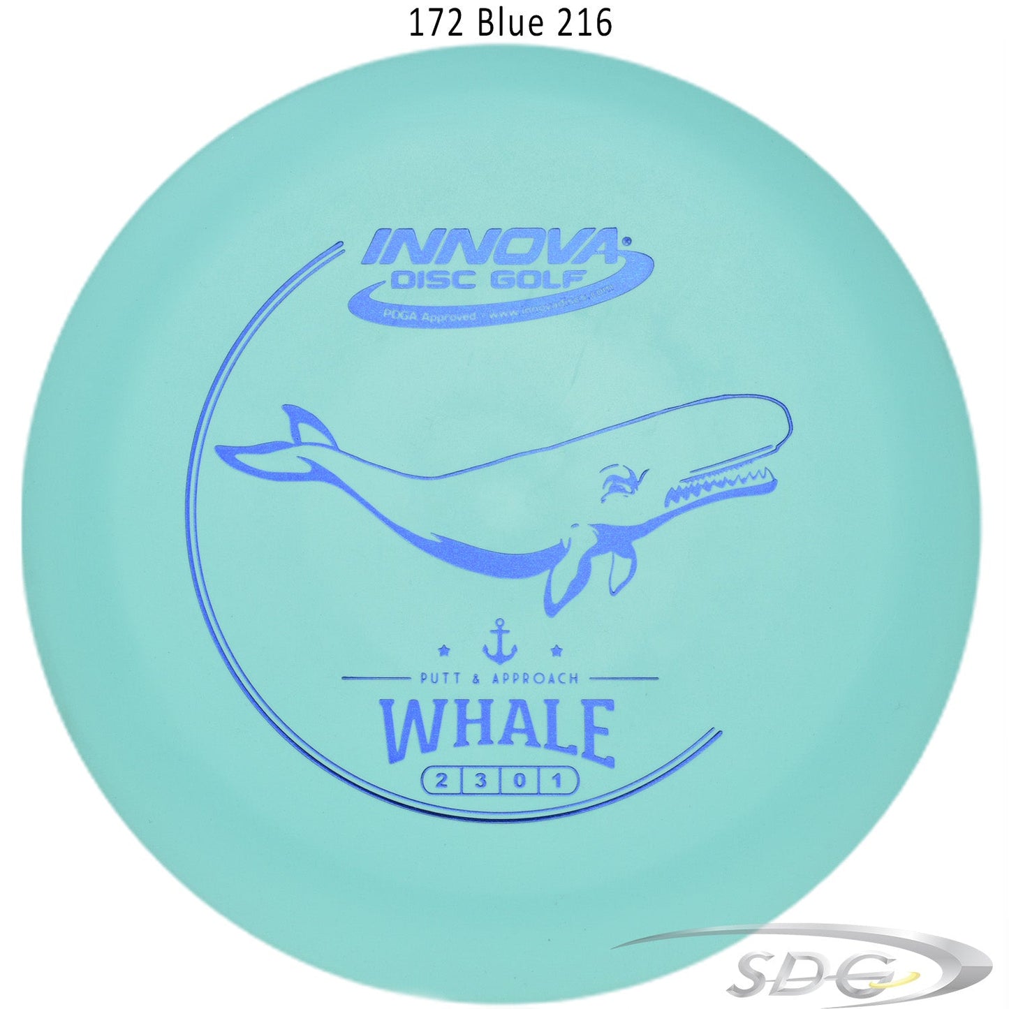 innova-dx-whale-disc-golf-putter 172 Blue 216 