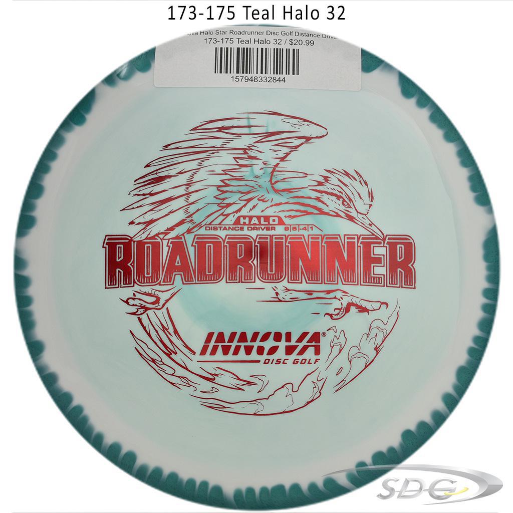 innova-halo-star-roadrunner-disc-golf-distance-driver 173-175 Teal Halo 32 