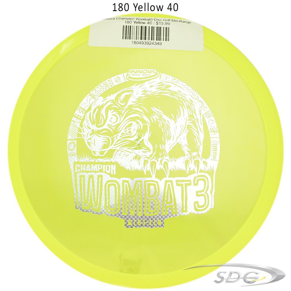 innova-champion-wombat3-disc-golf-mid-range 180 Yellow 40 