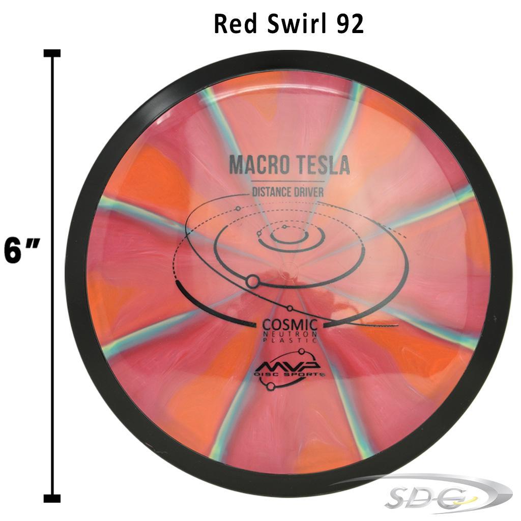 mvp-cosmic-neutron-tesla-macro-disc-golf-mini-marker Red Swirl 92 