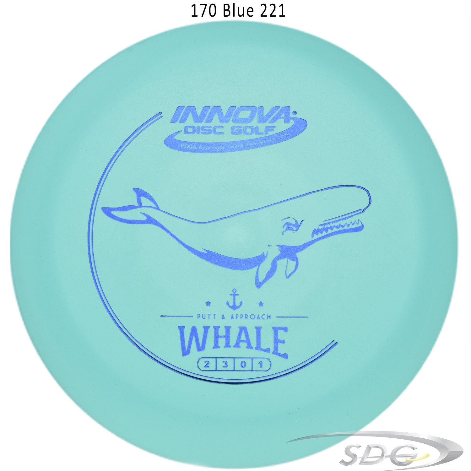 innova-dx-whale-disc-golf-putter 170 Blue 221 