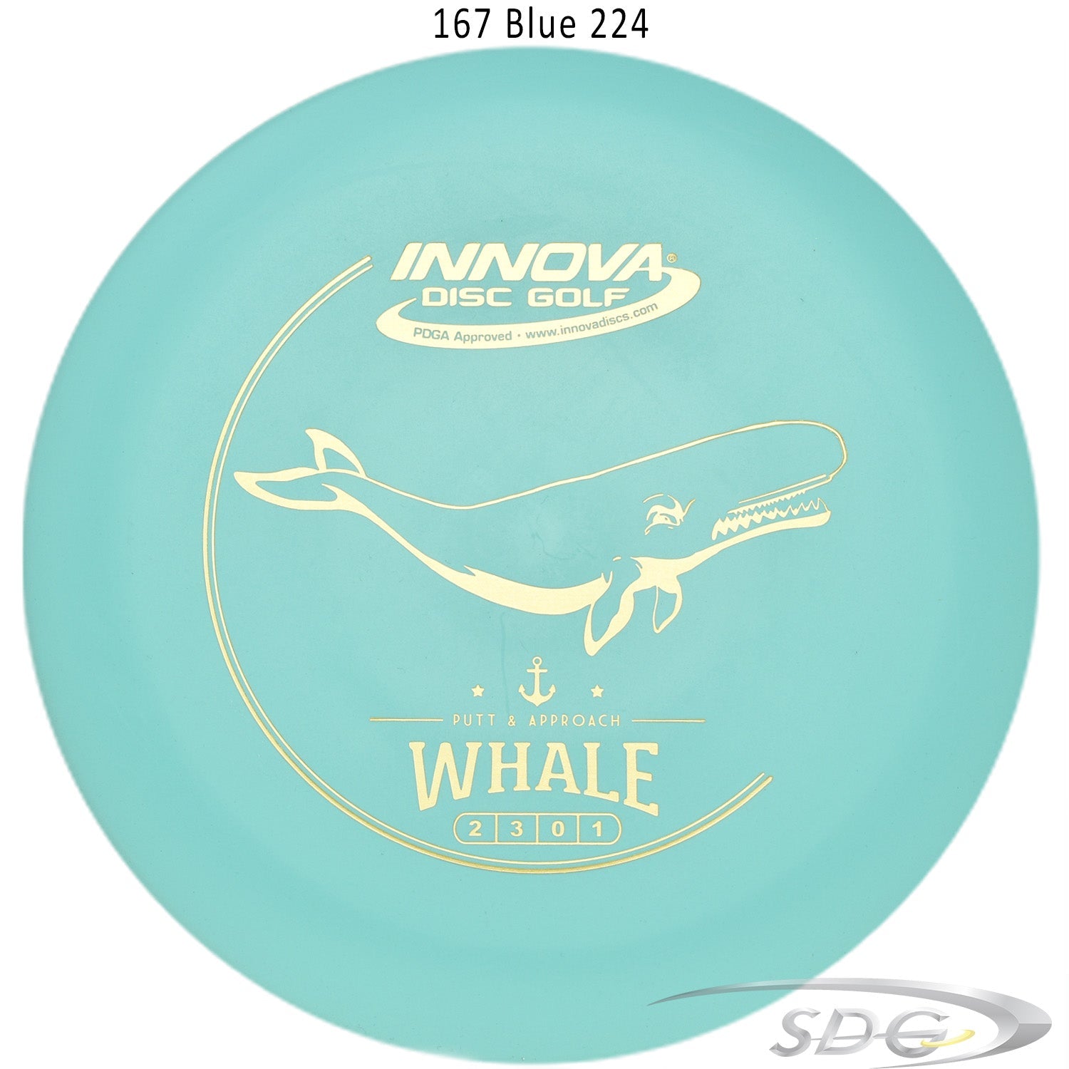 innova-dx-whale-disc-golf-putter 167 Blue 224 