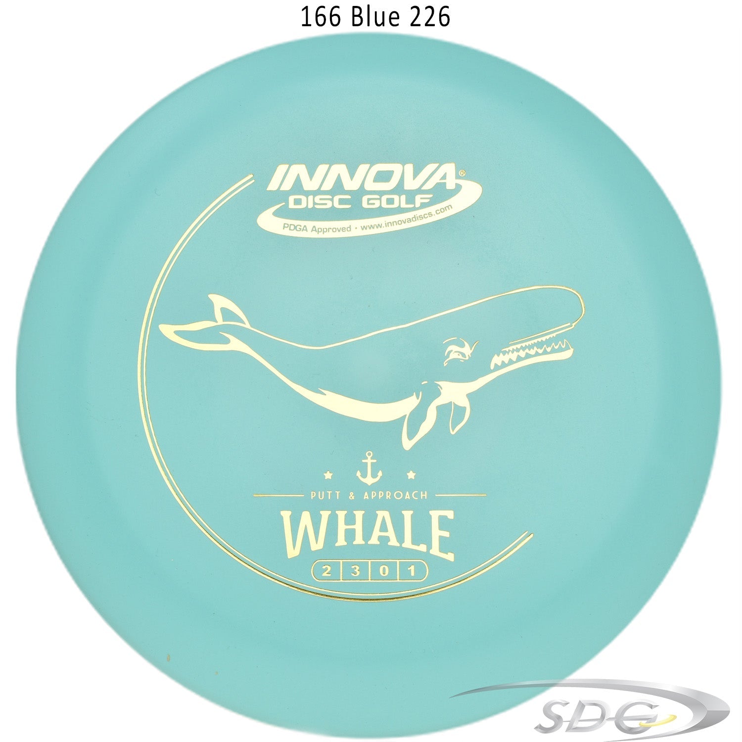 innova-dx-whale-disc-golf-putter 166 Blue 226 