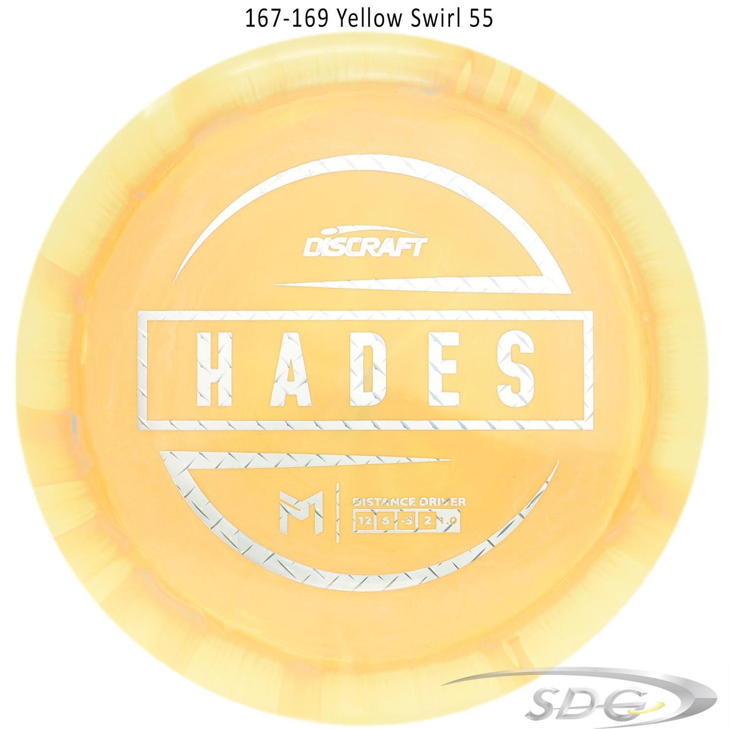 discraft-esp-hades-paul-mcbeth-signature-series-disc-golf-distance-driver 167-169 Yellow Swirl 55
