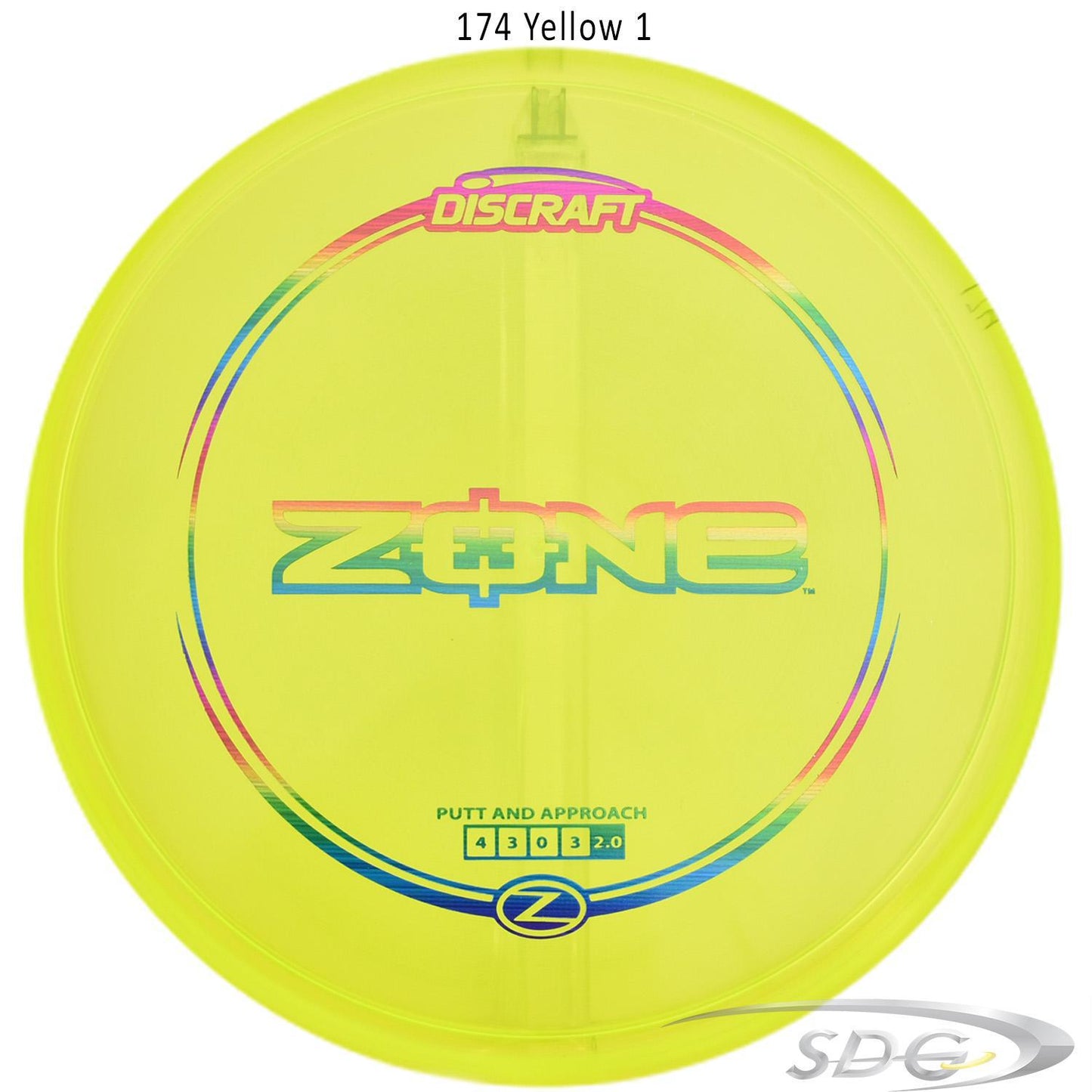 discraft-z-line-zone-disc-golf-putter-176-173-weights 174 Yellow 1 
