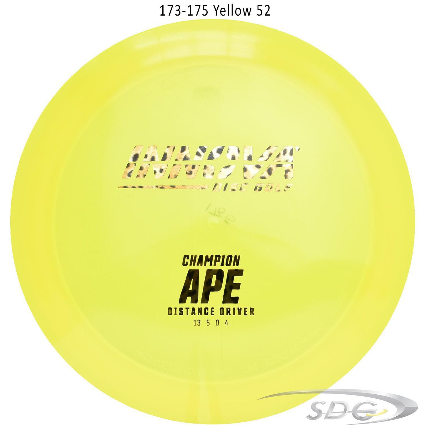innova-champion-ape-disc-golf-distance-driver 173-175 Yellow 52 